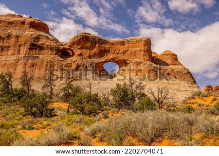 Tunnel Arch in Arches National Park, Utah Royalty-Free Stock Photo #2202704071