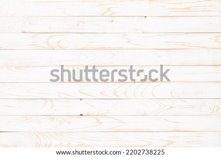 light wood texture with natural pattern. white wooden table as background  Royalty-Free Stock Photo #2202738225