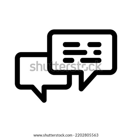 discussion icon or logo isolated sign symbol vector illustration - high quality black style vector icons
