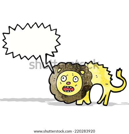 cartoon lion