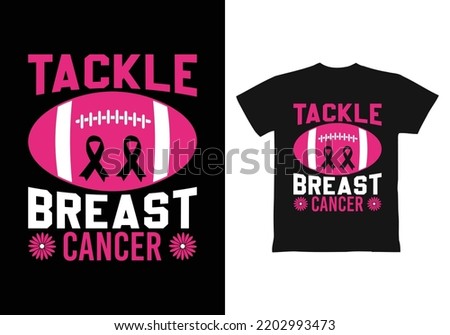 Breast Cancer T-shirt Design Template
