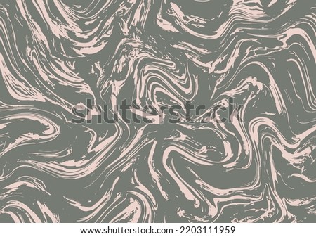 White Seamless Fluid Vector Flow. Vintage Repeat Gouache Paint Design. Rust Seamless Modern Graphic Print. Old Repeat Textile Vector Texture. Retro Seamless Agate.