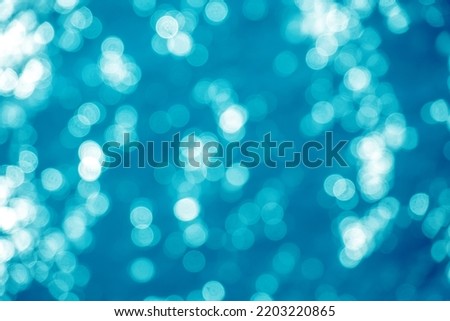 shiny abstract, blue lens flair at the sea summer Royalty-Free Stock Photo #2203220865
