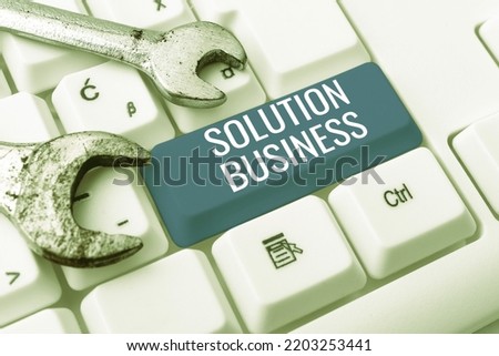 Hand writing sign Solution BusinessMarketing and advertising Payroll Accounting Research. Conceptual photo Marketing and advertising Payroll Accounting Research