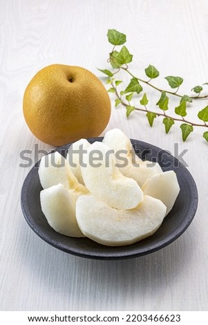 Fresh and delicious Japanese pear