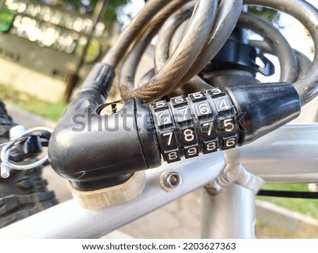 bicycle code lock for safety