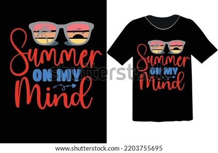 Summer on My Mind svg design