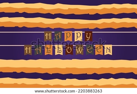 Halloween seamless pattern 
rough stripes yello, orange and purple color in Memphis style.Colorful vector background for printing on fabric and paper.Trick or treat event decoration.