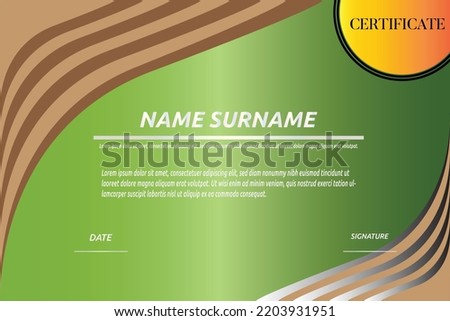 Simple Certificate With Loyal Award