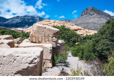 Red Rock Canyon National Conservation Area Royalty-Free Stock Photo #2203938149