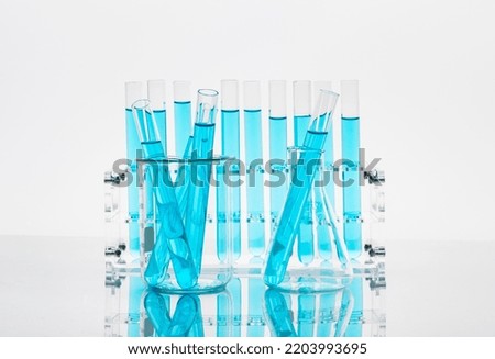 Biochemistry glass test tube apparatus