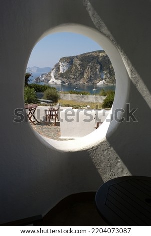Ponza island pictures on south italian sea
