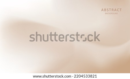 Abstract background with light beige gradients. Minimalistic subtle wavy texture.  Royalty-Free Stock Photo #2204533821