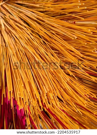 Background of a detail of several aromatic incense