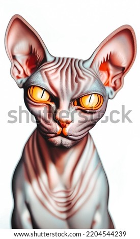 Zombie sphinx cat cartoons, special collection for t-shirts and stickers.