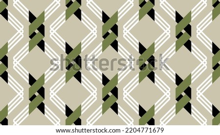 Seamless abstract geometric pattern. Vector Illustration. Royalty-Free Stock Photo #2204771679