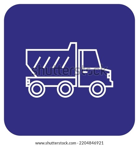 vector image. transport icon on dark blue background with white lines