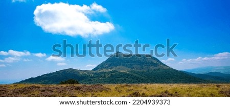 panorama view of Puy de Dome,  France Royalty-Free Stock Photo #2204939373