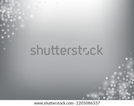 Winter Holidays Falling Snow Vector Background. Christmas, New Year Celebration Snowflakes Pattern. Realistic Flying Snow, Storm Sky Effect. Winter Ad Decoration. Winter Holidays Snow Confetti On Gray