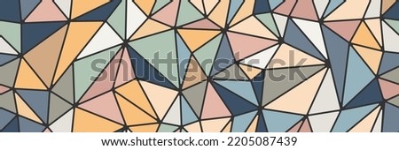 Abstract color seamless triangle pattern. Illustration for textures, textiles, wallpapers, posters, posters, covers and simple backgrounds. Creative design