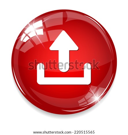 upload icon / button, graphic design element