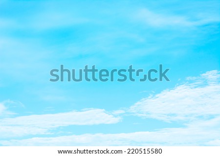 image of clear sky and white clouds on day time.