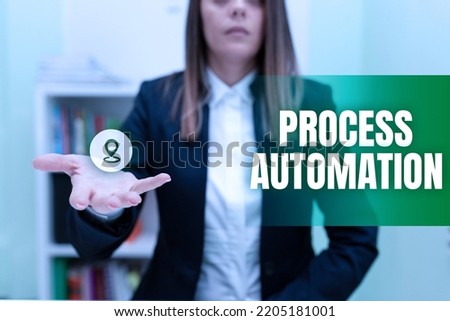 Conceptual caption Process AutomationTransformation Streamlined Robotic To avoid Redundancy. Conceptual photo Transformation Streamlined Robotic To avoid Redundancy
