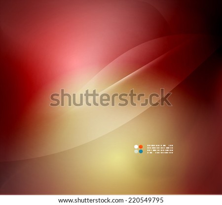 Red abstract lines background, modern template