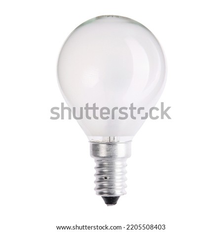 a light bulb on a white background