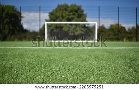 Artificial Grass, Sports Field, 3G Pitch Royalty-Free Stock Photo #2205575251