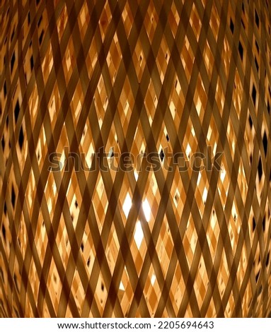 abstract light background with wooden decorations