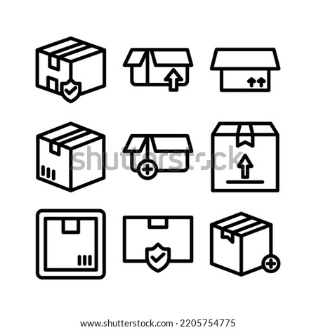 box icon or logo isolated sign symbol vector illustration - Collection of high quality black style vector icons
