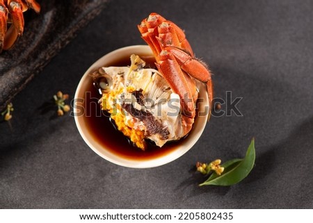 steaming shanghai hairy crabs, chinese cuisine，Mitten Crab, shanghai hairy crabs,