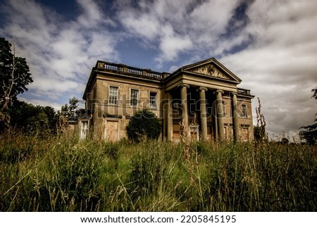 Abandoned Manor House in North Wales Royalty-Free Stock Photo #2205845195