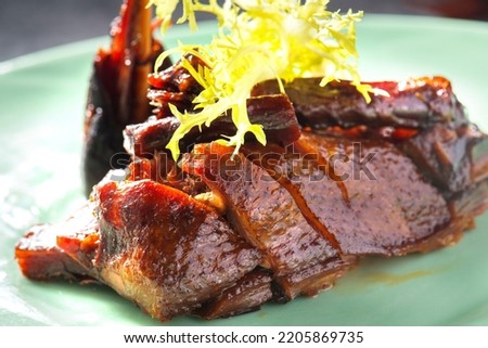 Chinese cuisine-Hangzhou Duck in Brown Sauce,Hangzhou Roasted Duck Royalty-Free Stock Photo #2205869735
