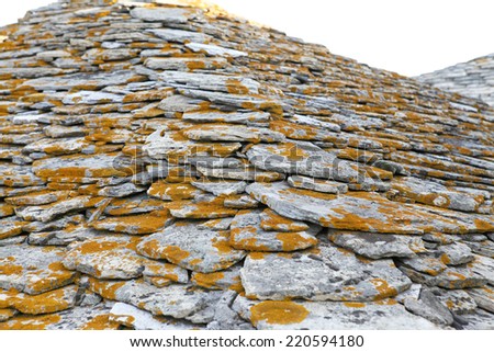 Rock used in building roofs - texture 
