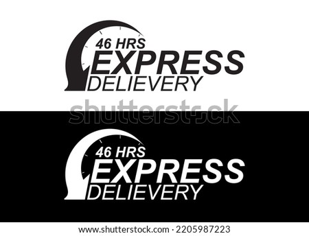 Express delivery in 46 hours. Fast delivery, express and urgent shipping