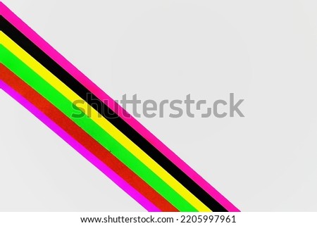 Colorful pastel paper stock background. collection of pastel color paper for social media post and banner design. color patterns cut abstract pastel background. Rainbow Flag White Background.