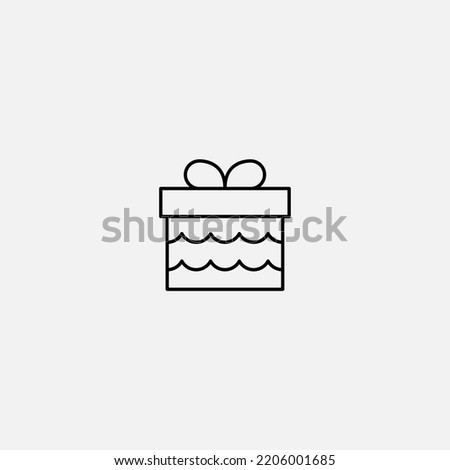 Gift icon sign vector,Symbol, logo illustration for web and mobile