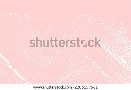 Grunge texture. Distress pink rough trace. Gorgeous background. Noise dirty grunge texture. Bewitching artistic surface. Vector illustration.