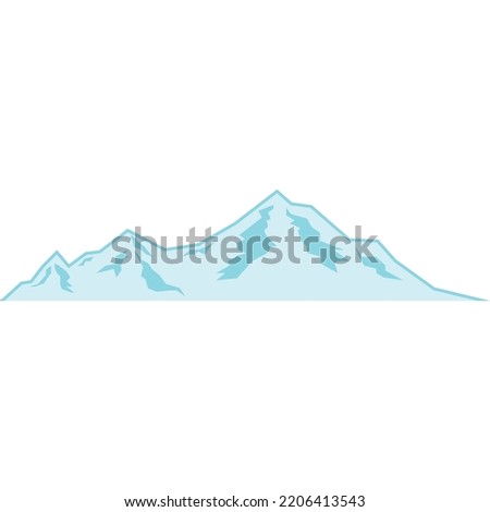 mountain element vector illustration design template web