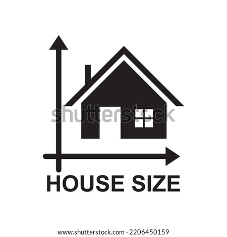 house size icon , building icon
