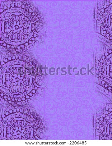Purple Medallion Background