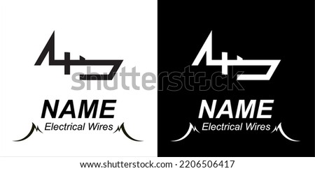 The Splattered electric current wires 