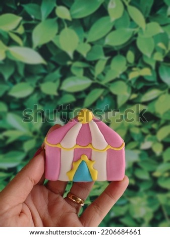 Circus party ginger biscuit design