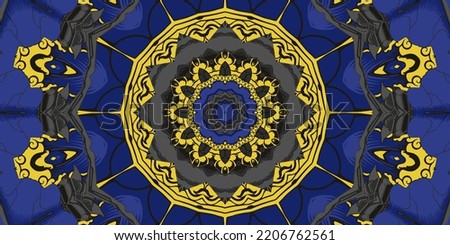 Background with geometric elements circle lace ornament
