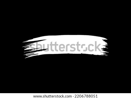 Vector graphic of white brush stroke on black background. Grunge splash element. Good element design for your poster, banner, advertisement etc. vector eps10. 
