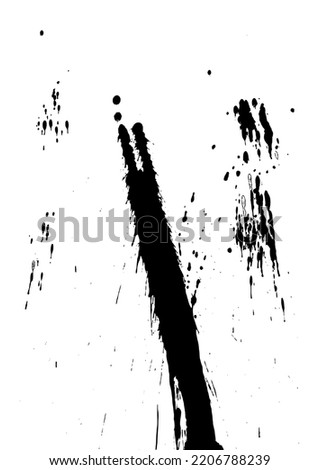 Vector graphic of brush stroke and texture background. Grunge splash element. Abstract black Ink splash banner. Good element design for your poster, banner, advertisement etc. vector eps10.
