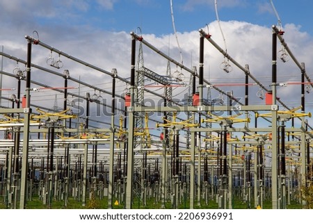 Symbol picture power supply: Substation in Germany