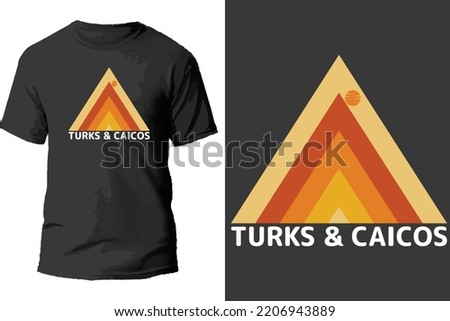 Turks and caicos t shirt design.